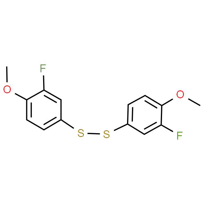 1,2-Bis(3-fluoro-4-methoxyphenyl)disulfane