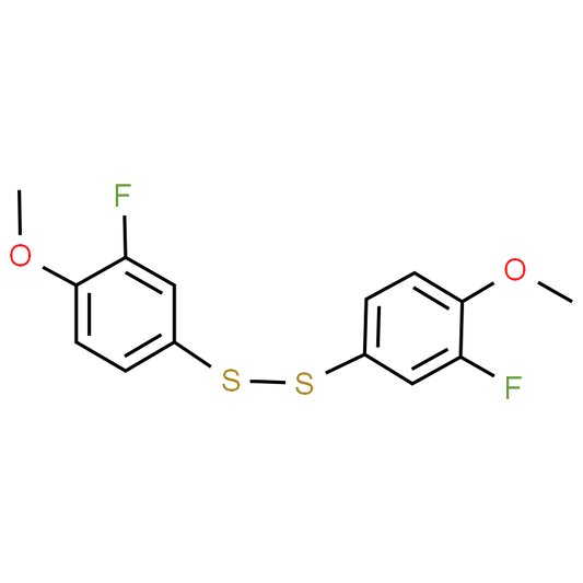 1,2-Bis(3-fluoro-4-methoxyphenyl)disulfane