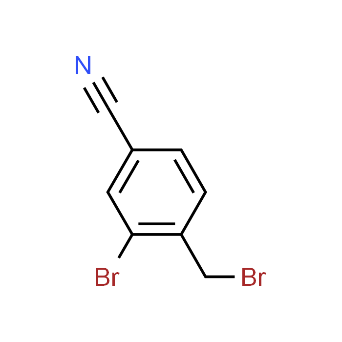 3-Bromo-4-(bromomethyl)benzonitrile