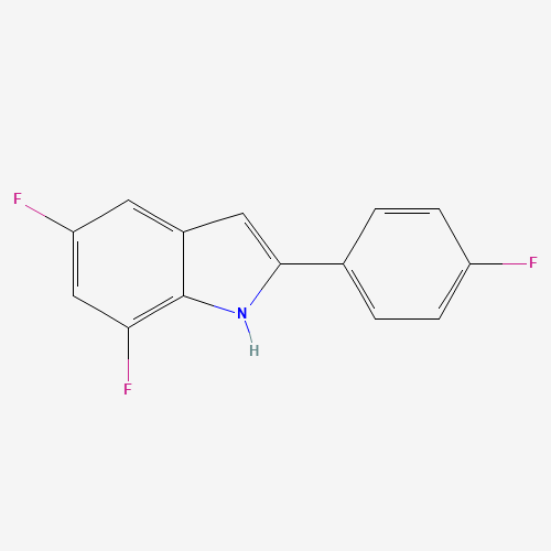 5,7-Difluoro-2-(4-fluorophenyl)-1H-indole
