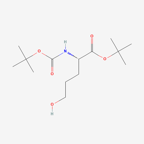 tert-Butyl (S)-2-((tert-butoxycarbonyl)amino)-5-hydroxypentanoate