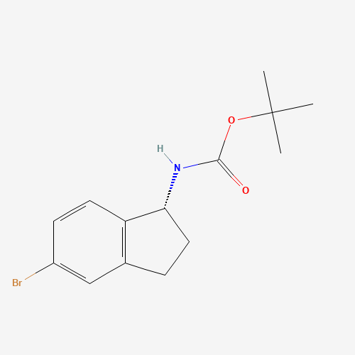 (R)-tert-Butyl (5-bromo-2,3-dihydro-1H-inden-1-yl)carbamate