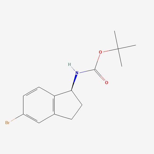 (S)-tert-Butyl (5-bromo-2,3-dihydro-1H-inden-1-yl)carbamate