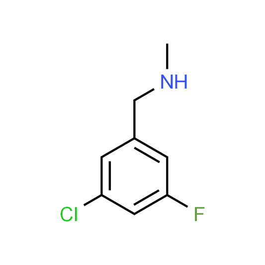 1-(3-Chloro-5-fluorophenyl)-N-methylmethanamine
