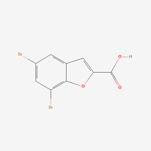 5,7-Dibromobenzofuran-2-carboxylic acid