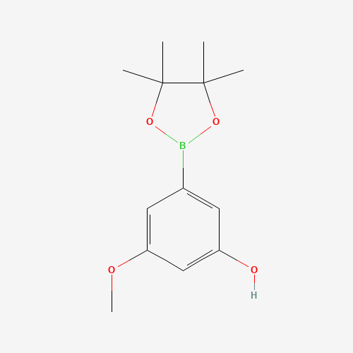 3-Methoxy-5-(4,4,5,5-tetramethyl-1,3,2-dioxaborolan-2-yl)phenol