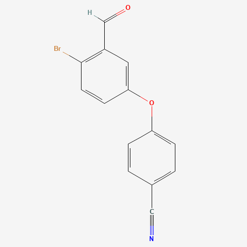4-(4-Bromo-3-formylphenoxy)benzonitrile