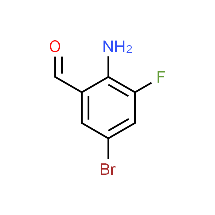 2-Amino-5-bromo-3-fluorobenzaldehyde