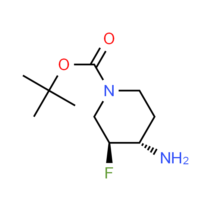 tert-Butyl 3,4-trans-4-amino-3-fluoropiperidine-1-carboxylate racemate