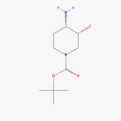 (3R,4S)-tert-Butyl 4-amino-3-fluoropiperidine-1-carboxylate