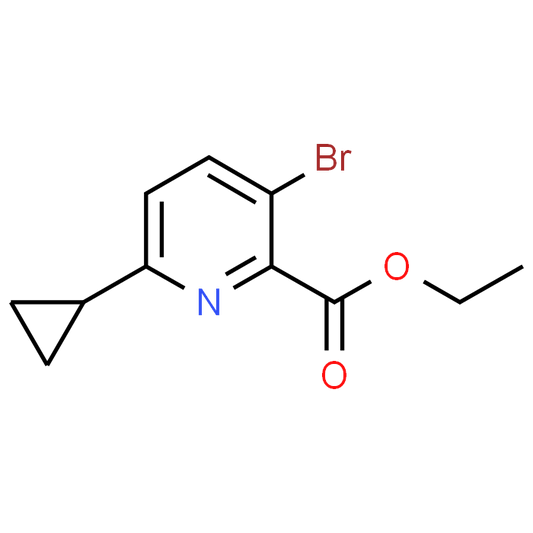 Ethyl 3-bromo-6-cyclopropylpicolinate