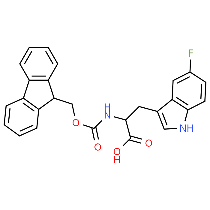 (S)-2-((((9H-Fluoren-9-yl)methoxy)carbonyl)amino)-3-(5-fluoro-1H-indol-3-yl)propanoic acid