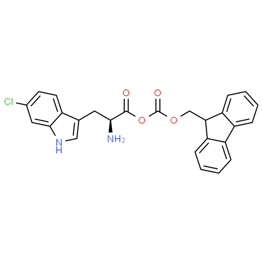 (S)-2-((((9H-Fluoren-9-yl)methoxy)carbonyl)amino)-3-(6-chloro-1H-indol-3-yl)propanoic acid