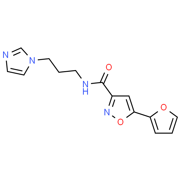 N-(3-(1H-Imidazol-1-yl)propyl)-5-(furan-2-yl)isoxazole-3-carboxamide