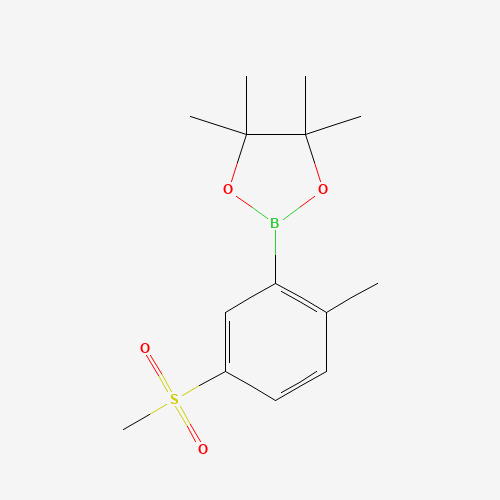 4,4,5,5-Tetramethyl-2-(2-methyl-5-(methylsulfonyl)phenyl)-1,3,2-dioxaborolane