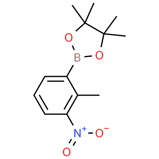 4,4,5,5-Tetramethyl-2-(2-methyl-3-nitrophenyl)-1,3,2-dioxaborolane
