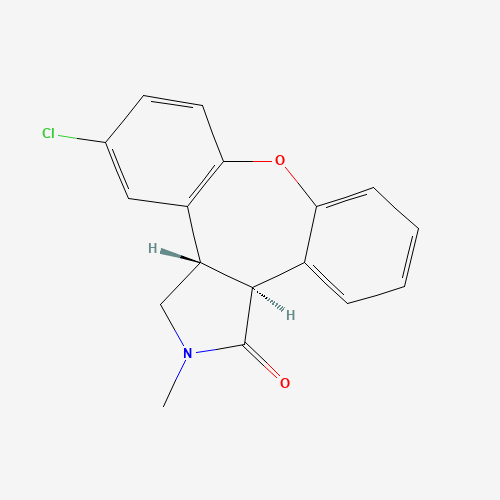 trans-5-Chloro-2-methyl-2,3,3a,12b-tetrahydro-1H-dibenzo[2,3:6,7]oxepino[4,5-c]pyrrol-1-one