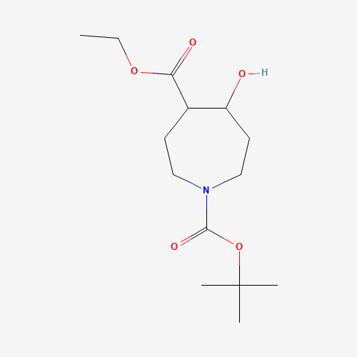 1-tert-Butyl 4-ethyl 5-hydroxyazepane-1,4-dicarboxylate