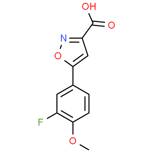 5-(3-Fluoro-4-methoxyphenyl)isoxazole-3-carboxylic acid