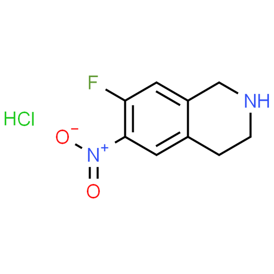 7-Fluoro-6-nitro-1,2,3,4-tetrahydroisoquinoline hydrochloride