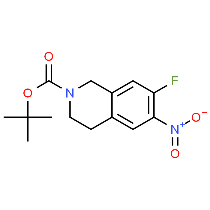 tert-Butyl 7-fluoro-6-nitro-3,4-dihydroisoquinoline-2(1H)-carboxylate