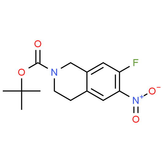 tert-Butyl 7-fluoro-6-nitro-3,4-dihydroisoquinoline-2(1H)-carboxylate