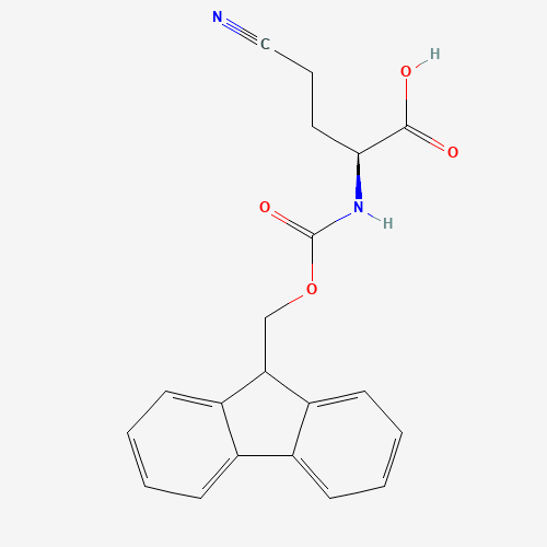 (S)-2-((((9H-Fluoren-9-yl)methoxy)carbonyl)amino)-4-cyanobutanoic acid