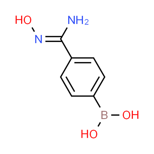 (4-(N'-Hydroxycarbamimidoyl)phenyl)boronic acid