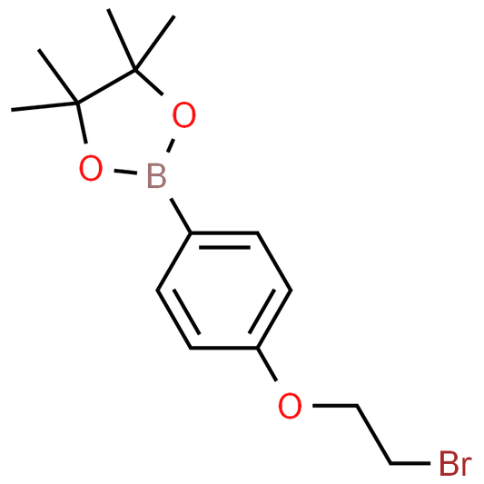 2-(4-(2-Bromoethoxy)phenyl)-4,4,5,5-tetramethyl-1,3,2-dioxaborolane