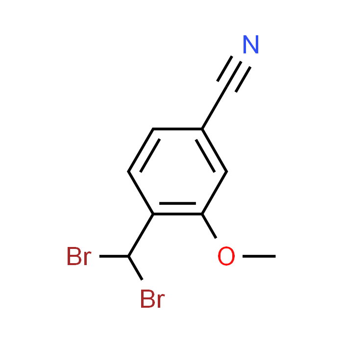 4-(Dibromomethyl)-3-methoxybenzonitrile