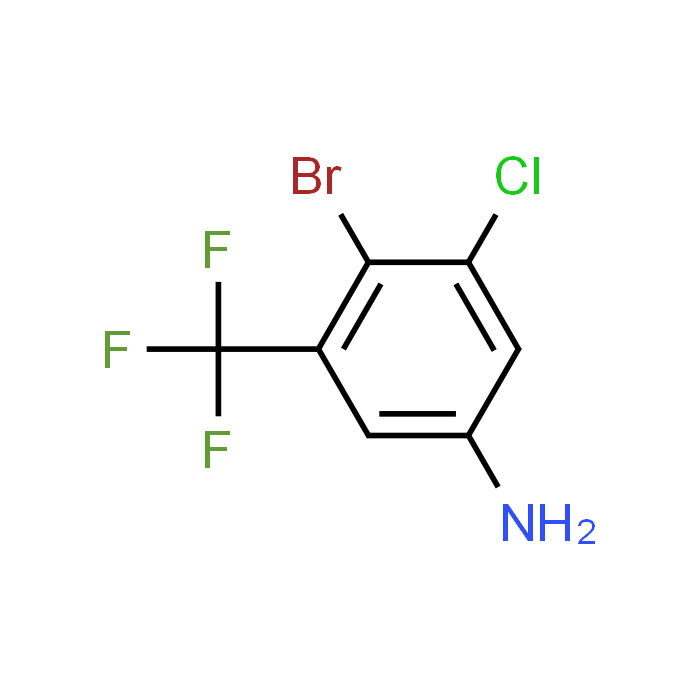 4-Bromo-3-chloro-5-(trifluoromethyl)aniline