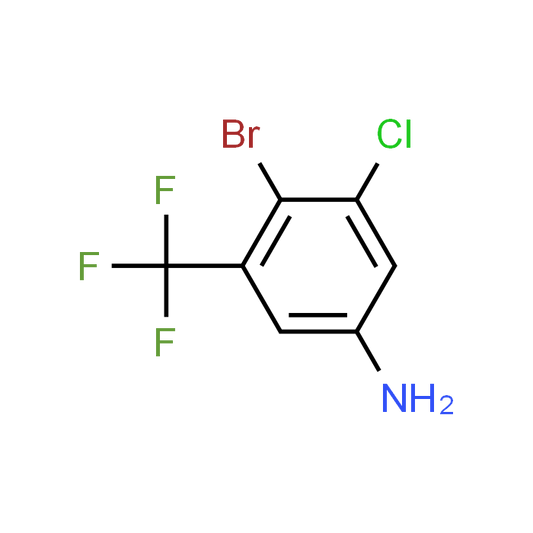 4-Bromo-3-chloro-5-(trifluoromethyl)aniline