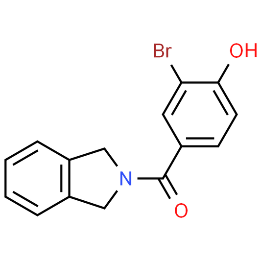 (3-Bromo-4-hydroxyphenyl)(isoindolin-2-yl)methanone