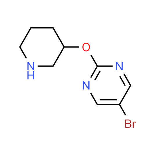 5-Bromo-2-(piperidin-3-yloxy)pyrimidine