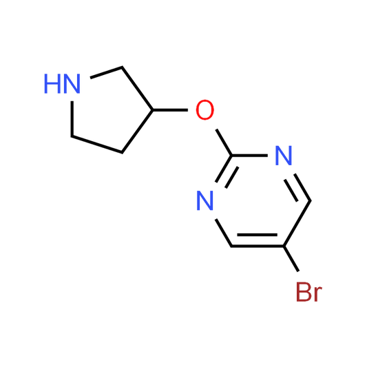 5-Bromo-2-(pyrrolidin-3-yloxy)pyrimidine