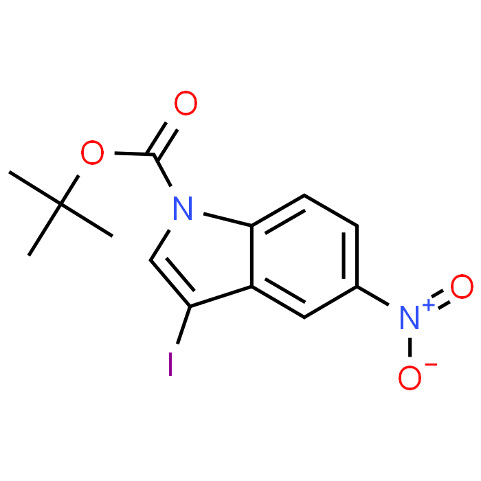 tert-Butyl 3-iodo-5-nitro-1H-indole-1-carboxylate