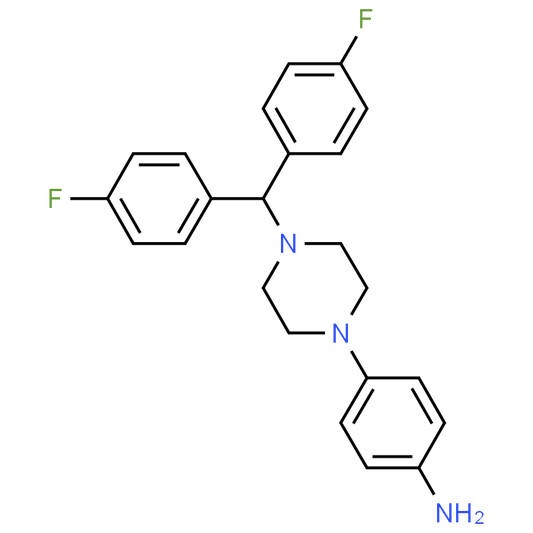 4-(4-(Bis(4-fluorophenyl)methyl)piperazin-1-yl)aniline