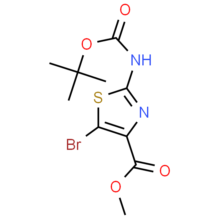 Methyl 5-bromo-2-((tert-butoxycarbonyl)amino)thiazole-4-carboxylate