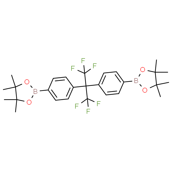 2,2'-((Perfluoropropane-2,2-diyl)bis(4,1-phenylene))bis(4,4,5,5-tetramethyl-1,3,2-dioxaborolane)