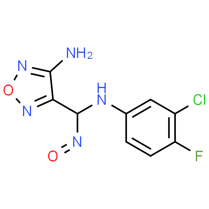 4-Amino-N'-(3-chloro-4-fluorophenyl)-N-hydroxy-1,2,5-oxadiazole-3-carboximidamide