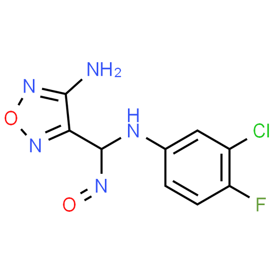 4-Amino-N'-(3-chloro-4-fluorophenyl)-N-hydroxy-1,2,5-oxadiazole-3-carboximidamide