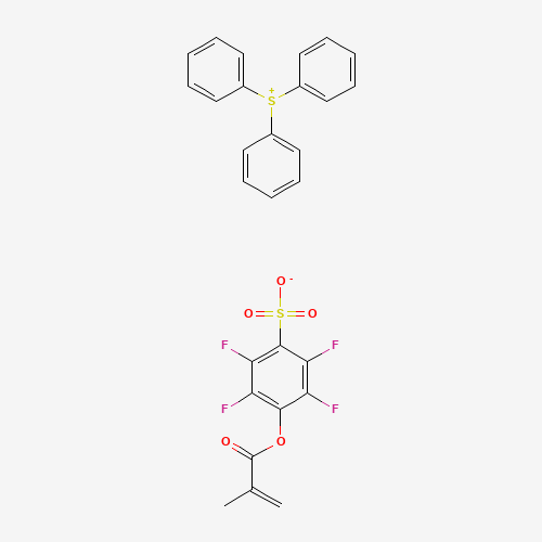 Triphenylsulfonium 2,3,5,6-tetrafluoro-4-(methacryloyloxy)benzenesulfonate