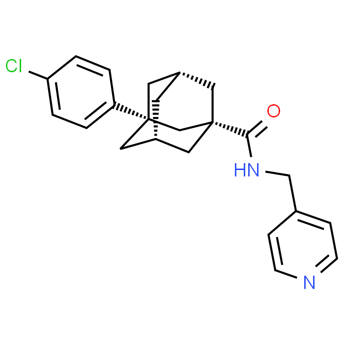 3-(4-Chlorophenyl)-N-(pyridin-4-ylmethyl)adamantane-1-carboxamide