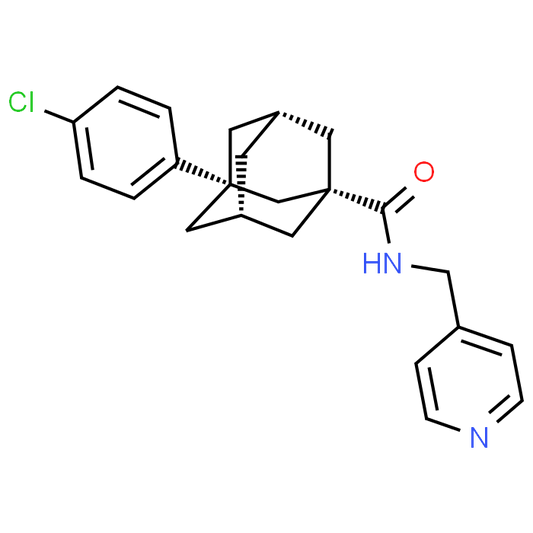 3-(4-Chlorophenyl)-N-(pyridin-4-ylmethyl)adamantane-1-carboxamide