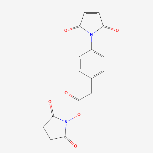 2,5-Dioxopyrrolidin-1-yl 2-(4-(2,5-dioxo-2,5-dihydro-1H-pyrrol-1-yl)phenyl)acetate