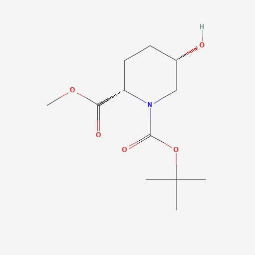 (2S,5S)-1-tert-Butyl 2-methyl 5-hydroxypiperidine-1,2-dicarboxylate