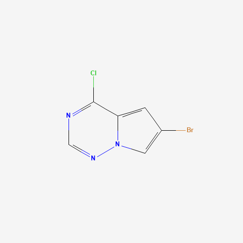 6-Bromo-4-chloropyrrolo[2,1-f][1,2,4]triazine