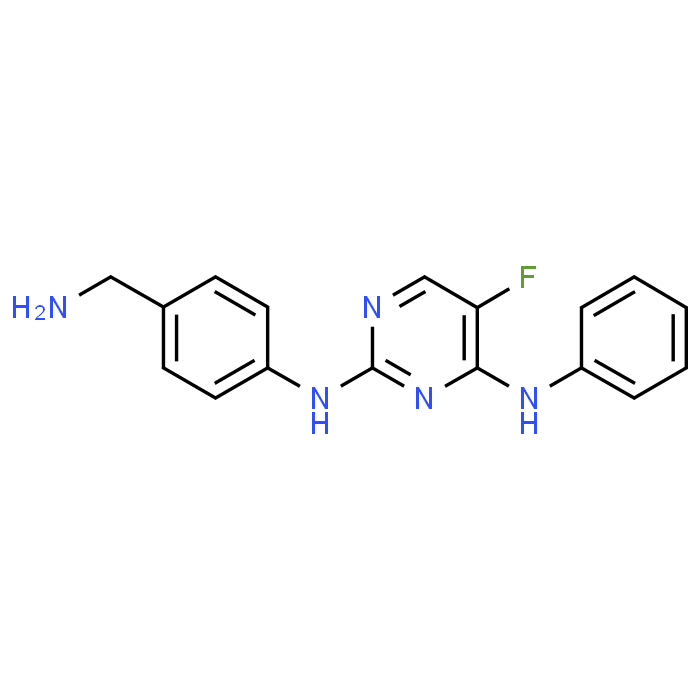 N2-(4-(Aminomethyl)phenyl)-5-fluoro-N4-phenylpyrimidine-2,4-diamine