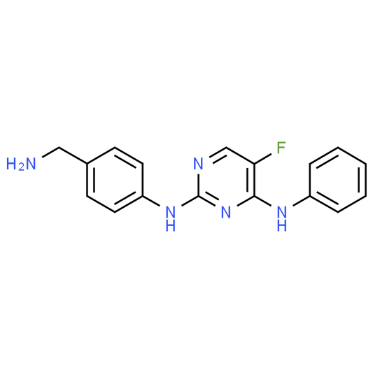 N2-(4-(Aminomethyl)phenyl)-5-fluoro-N4-phenylpyrimidine-2,4-diamine