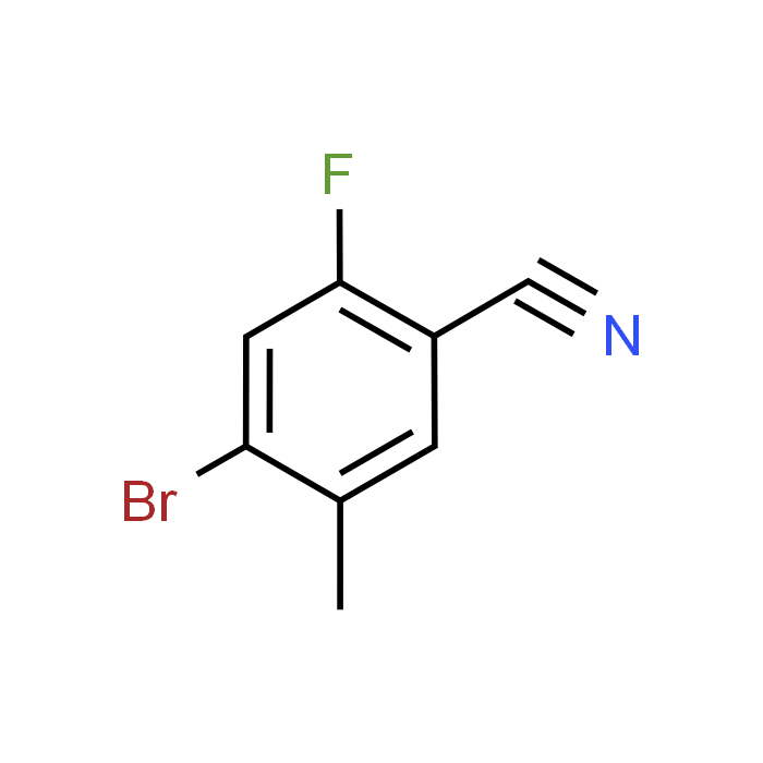 4-Bromo-2-fluoro-5-methylbenzonitrile